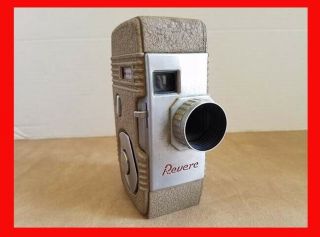 Revere Model 50 Fifty 8mm Cine Movie Film Camera With Single Frame For Animation