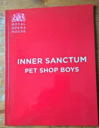 Pet Shop Boys Royal Opera House Programmes 2016 And 2018 And Two Posters