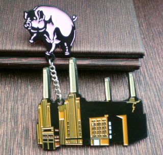 Pink Floyd Official Animals Power Station / Flying Pig Pin.  Last One