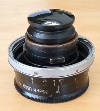 Rare Vintage Jupiter 12 35mm F/2.  8 Lens Kiev / Contax Mount