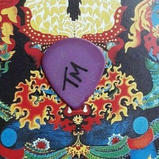 Audioslave Tom Morello Tm Teardrop Purple Guitar Pick - Listing