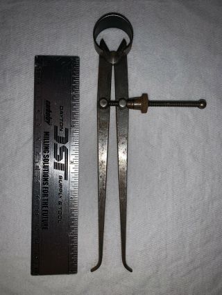 Vintage Lufkin Rule Co.  Compass Divider/caliper Machinist Tool