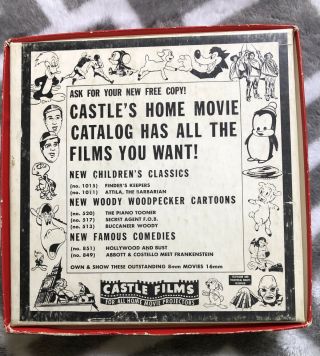 Sagas of the West 8mm Film Castle Films The Great Gamble No.  589 Box B&W 2