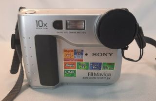 ☆ Vintage SONY FD Mavica MVC - FD75 Digital Camera 10X Optical - F/SHIP 2