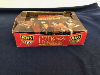 1978 Kiss Rock Music Band Bubble Gum Trading Cards In Display Box 136 Cards