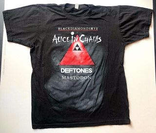 Alice In Chains | Deftones | Mastodon | Blackdiamondskye Tour T - Shirt | Vintage