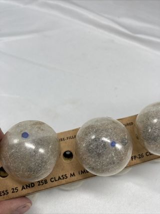 19 Sylvania Blue Dot flash Bulbs FP 26 In Package Clear Bulbs 3