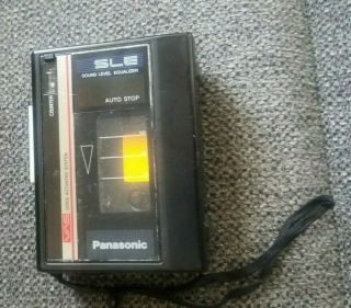Vintage Panasonic Cassette Recorder Sle Vas Rq - 330.  Great.