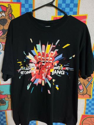 The Rolling Stones Mick Jagger A Bigger Band 2006 Concert Tour Large L T Shirt