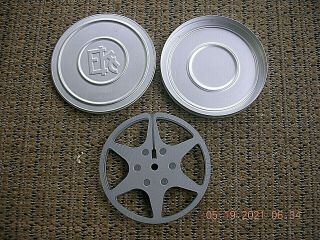 Vintage Eastman Kodak Co.  8mm Movie Film Reel And Canister 5 Inch 200 Feet