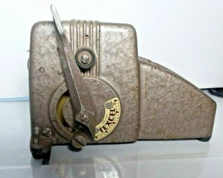 Vintage Industrial Heavy Brown Cast Iron Tape Dispenser,  Texcel,  Model 5d