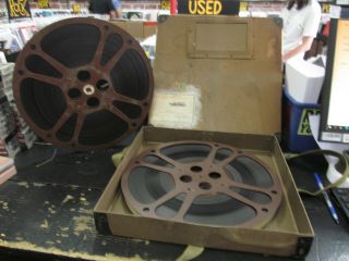Vintage 1954 Boy From Oklahoma Movie 16mm 2 Reel Film Set W/ Carrying Case Rare