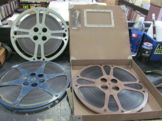 Vintage 1959 Wonderful Country Movie Film 16mm 3 Reel Set W/ Carrying Case Rare