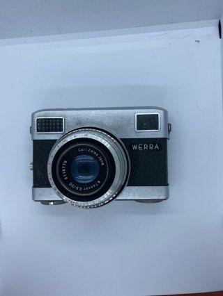 Late Werra Ii 2 Camera,  Tessar 2.  8 / 50 Q1,  Carl Zeiss Jena 2.  8
