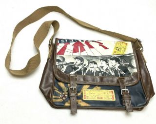 The Beatles Messenger Bag Ticket To Ride Apple Corps 2010 Exclusive Rare 14 " X10 "