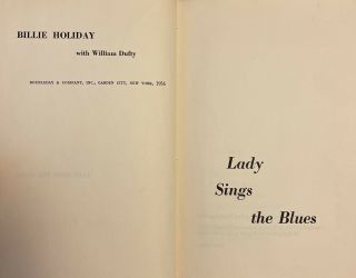 Billie Holiday Lady Sings The Blues - 1st Ed.  (1956) Rare First Edition Jazz Bio