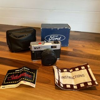 Vintage Ford Mvp Promotional 35mm Camera With Case And Box 1986
