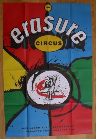 Erasure Circus Promo Poster 