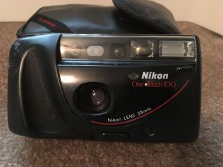 Vintage Nikon One Touch 100 35mm Point & Shoot Film Camera