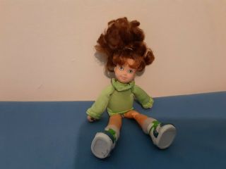 Vintage Ertl 1990 Tcfc Playground Kids Doll Molly Redish Brunette Hair Neon