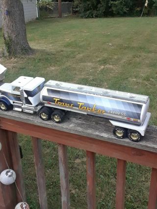 Vintage Nylint Trans Tanker Express With Truck 25 "