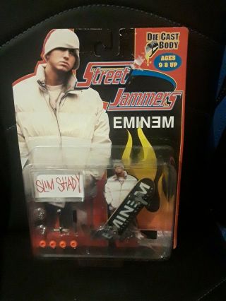 Vintage 2000 Street Jammers Eminem Slim Shady Die Cast Skateboard