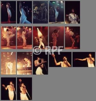 Queen 77/02/26 Photo Set3a,  17 Photos 4x6,  Freddie Mercury - Houston