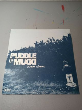 2001 Puddle of Mudd Come Promo Poster 12 