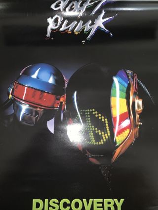 Daft Punk Discovery Promo Poster 24x18 Official Virgin U.  S