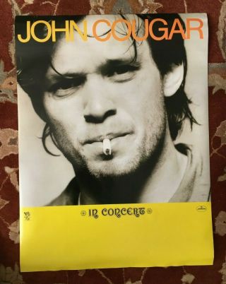 John Cougar Mellencamp On Tour Rare Promotional Poster