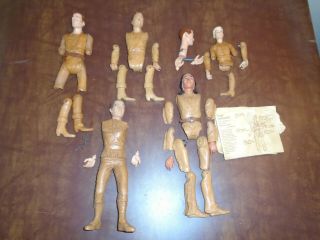 Vintage Marx Johnny West Figure Parts Best Of The West Boone Jay Johnny Chief
