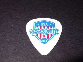 Joe Perry Rare Authentic 2014 Tour Issued Guitar Pick Aerosmith
