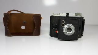 Vintage Ansco Flash Clipper Camera With Case No Strap