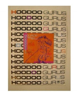 The Hoodoo Gurus Poster Stone Age Old Hoo Doo