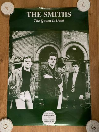 The Smiths - " The Queen Is Dead " Vintage Poster - 24 " X 36 "