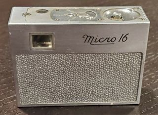 Vintage Whittaker Micro 16 Miniature Spy Detective Camera