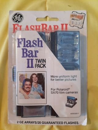 Ge Flash Bar Ii Twin Pack Polaroid Sx - 70 Flash Bulbs K - Mart