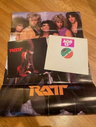 Ratt - First Lp - Rare Promo Lp - Plus Poster