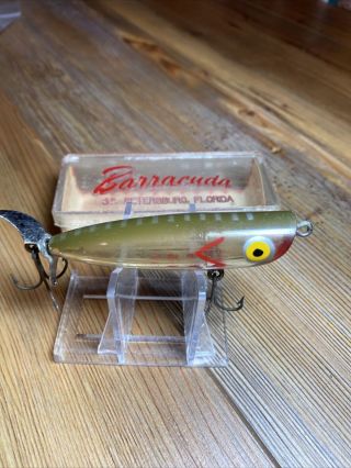 Vintage Fishing Lure Rare Barracuda Dalton Flash W/box Tough Florida Bait