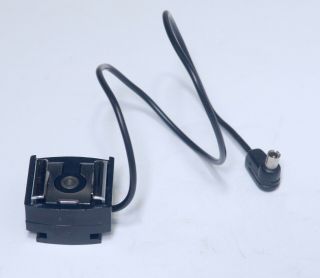 Hot Shoe To Pc Connector Vintage Camera Flash Adapter Photo Accessory