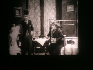 16mm B/w Silent 1915 Charlie Chaplin Short Film In The Park