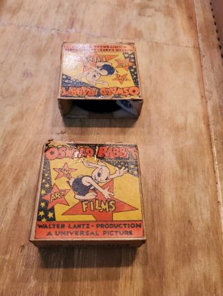 Vintage Oswald Rabbit Films 8mm Walter Lantz Production Cartoon Movie