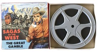 Castle Films Sagas Of The West 8mm Film The Great Gamble Complete Edition