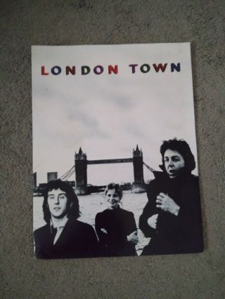 Paul Mccartney & Wings London Town 1978 Us Promo Press Kit 6 Photos Beatles