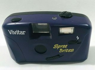 Vivitar Spree Bites Point And Shoot Camera Purple 35mm