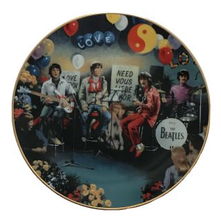 The Beatles All You Need Is Love 8 " Plate Delphi 1993 Apple Corp Limited Edition