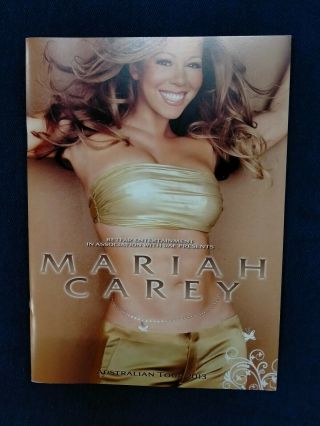 Rare 2013 Mariah Carey Australia Tour Book Triumphant Australian Concert Program