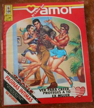 Amor Comic Sexy Women Catfight Blonde Vs Brunette Sexy Women Cover Vintage 90s