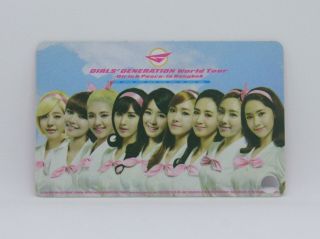Girls Generation World Tour - Girl & Peace In Bangkok - Ticket Card Snsd Kpop