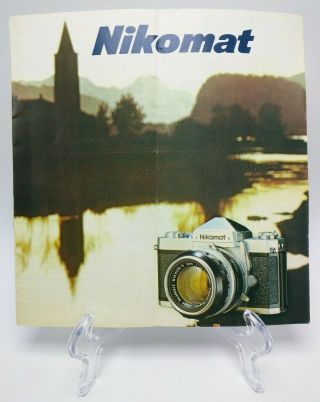 Nikomat Cameras Vintage Advertising Sales Brochure - 1960s